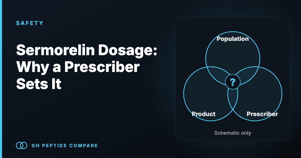 An abstract diagram of three overlapping circles labeled population, product and prescriber, with a question mark where they meet